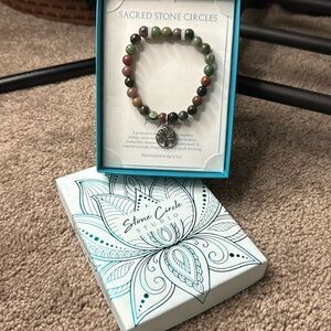 Stone Circle Studio Fancy Jasper Gemstone Bracelet